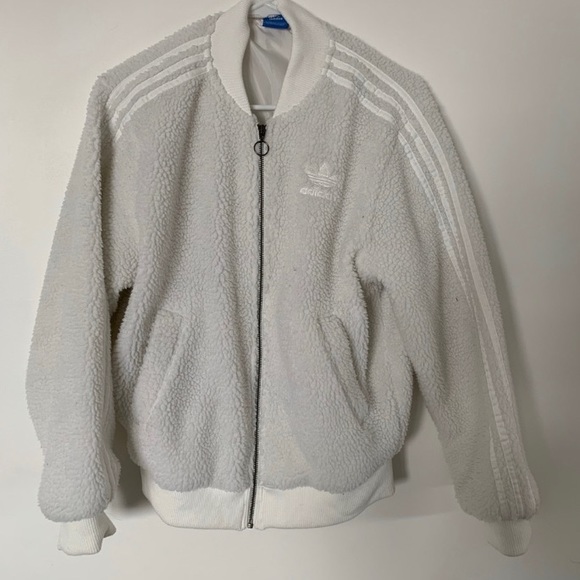Adidas Sherpa Bomber Jacket - Picture 6 of 7